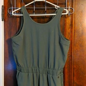 Army green romper